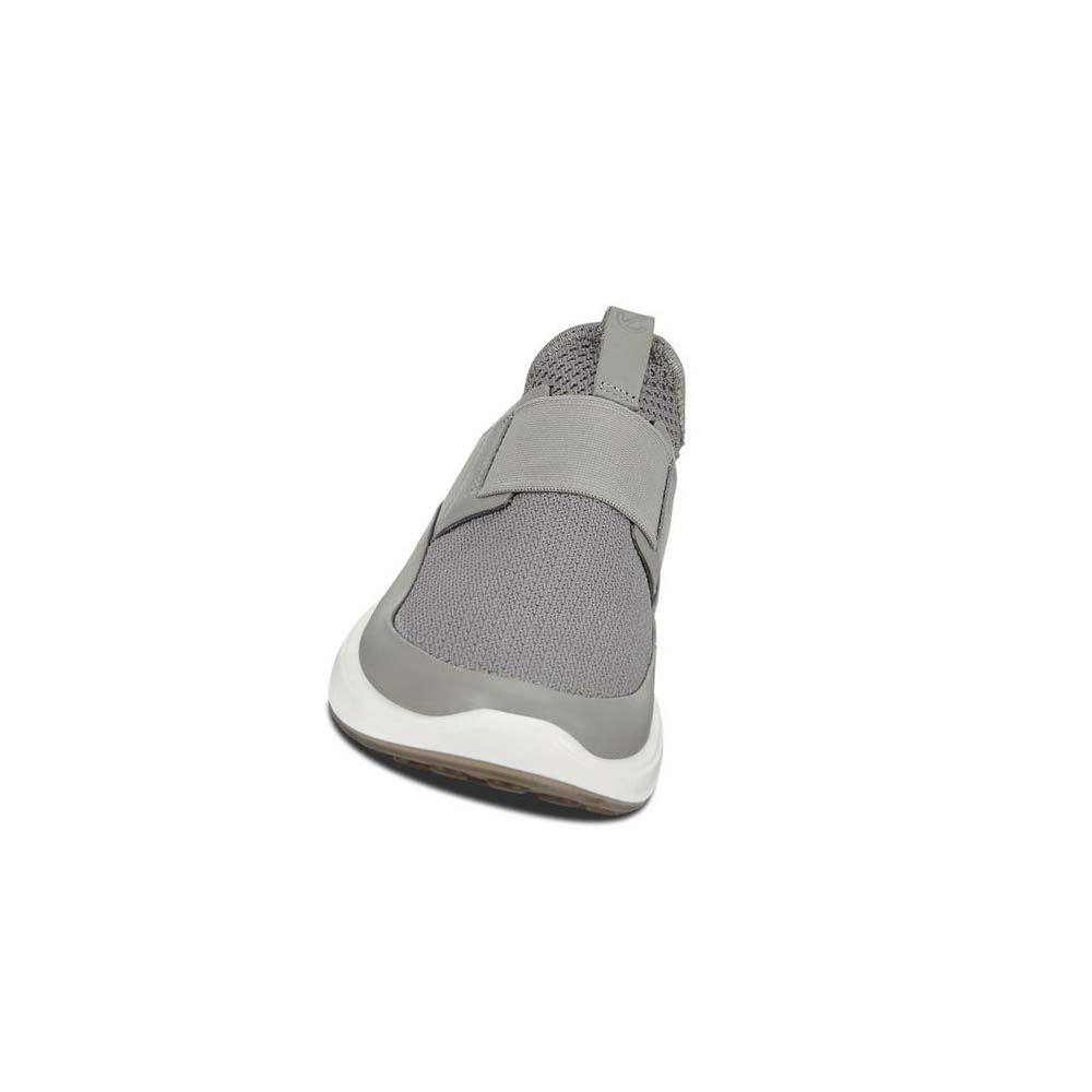 Women's Ecco Soft 7 Runner Slip-on Casual Shoes Grey | Canada 75HAP